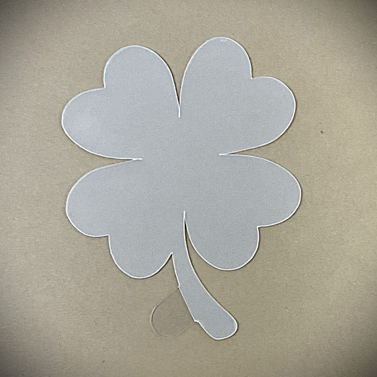 Tanning Sticker 4 Leaf Clover Cutout
