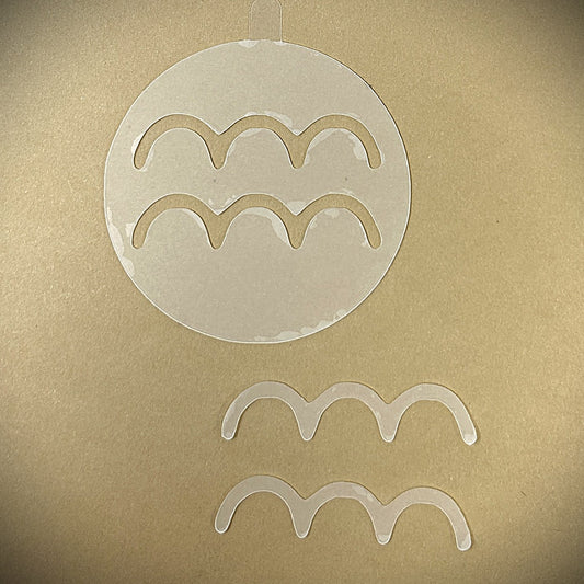 Tanning Sticker Aquarius Cutout