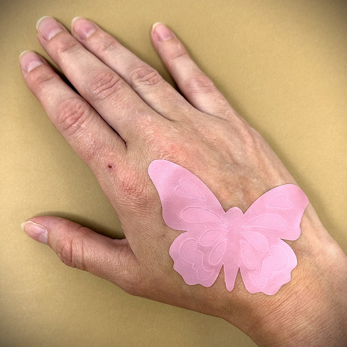 Tanning Sticker Butterfly Cutout