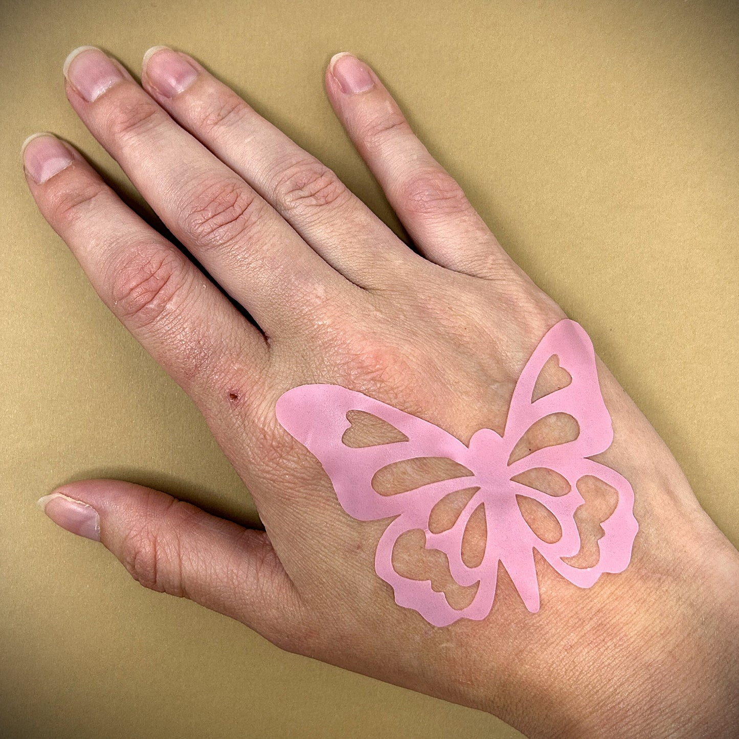 Tanning Sticker Butterfly Cutout