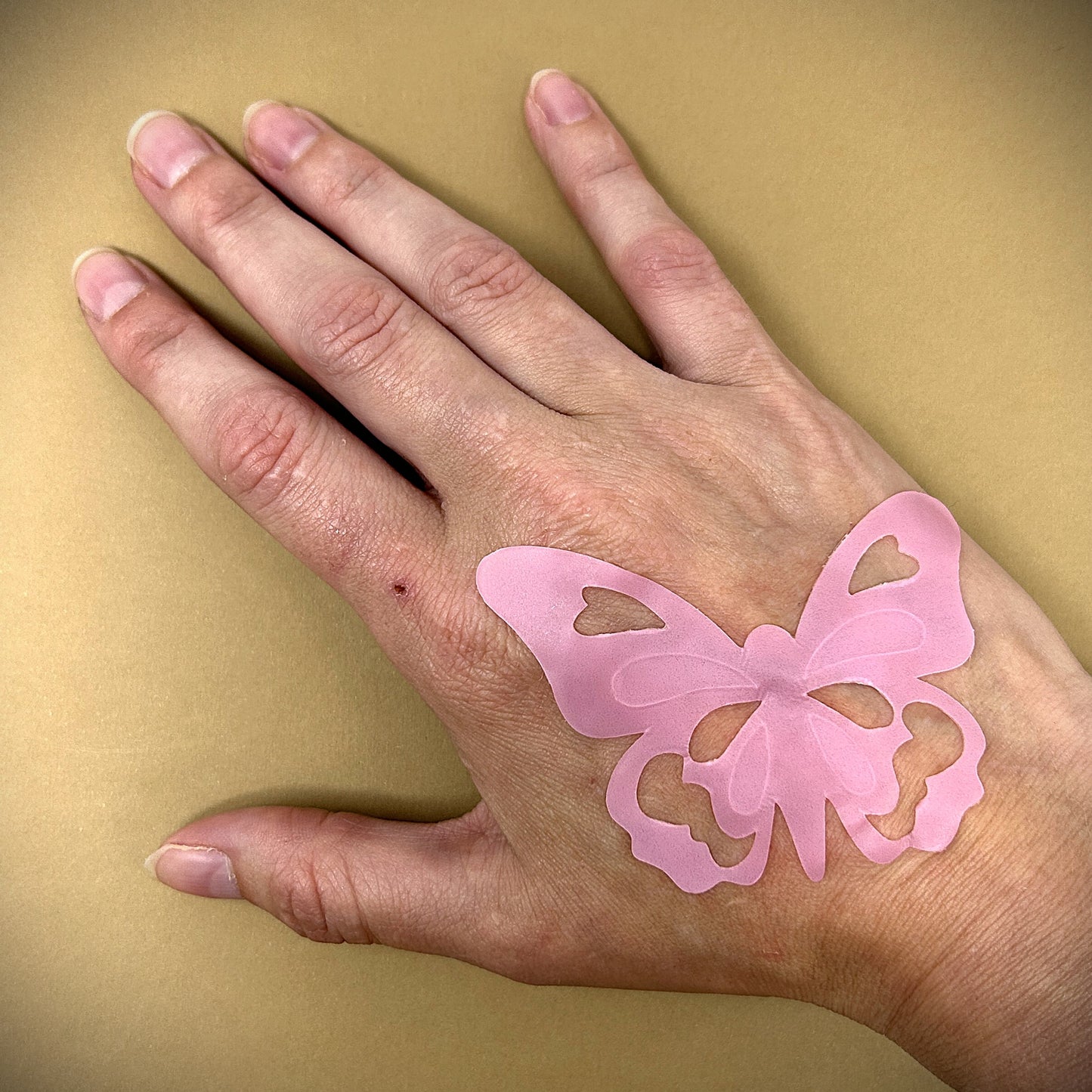 Tanning Sticker Butterfly Cutout