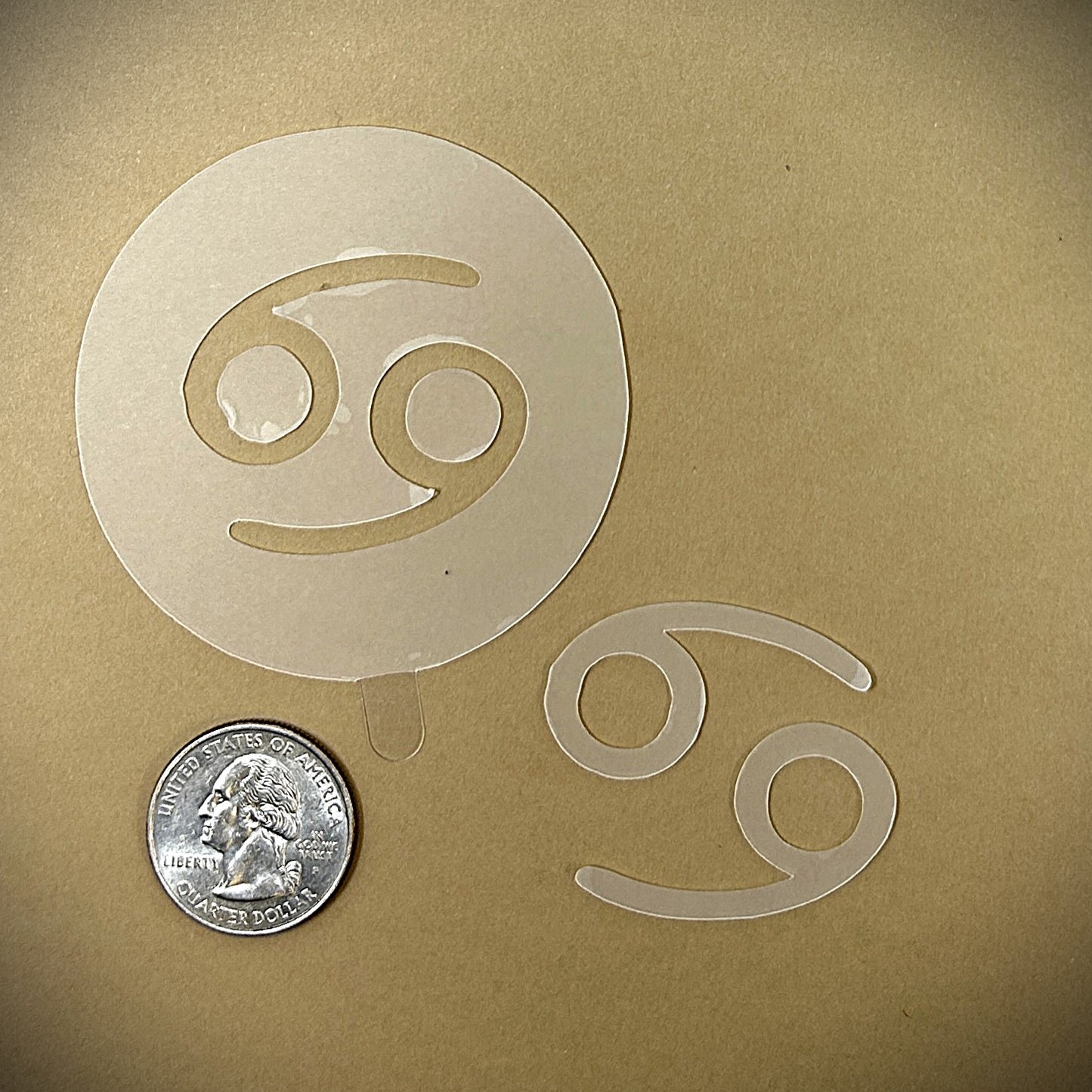 Tanning Sticker Cancer Cutout