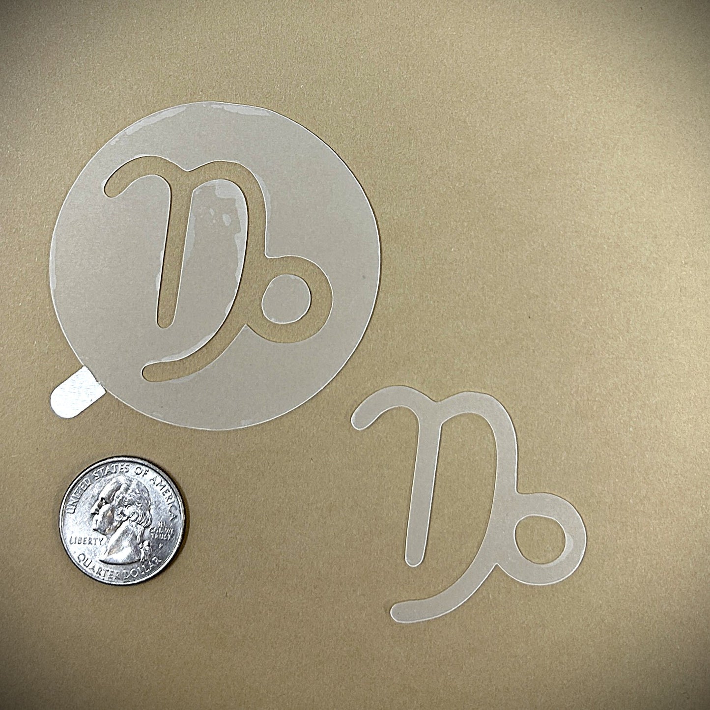Tanning Sticker Capricorn Cutout