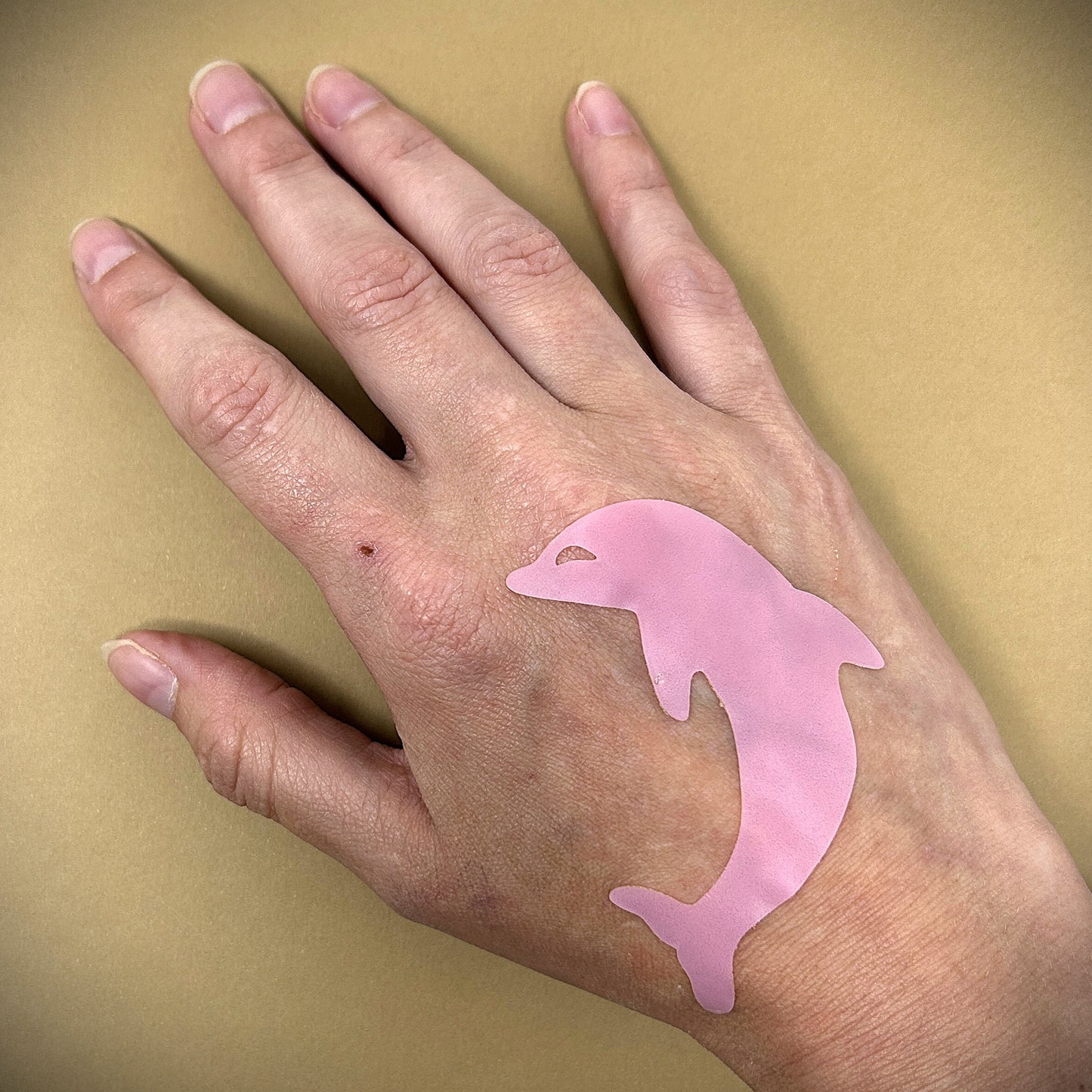 Tanning Sticker Dolphin Cutout