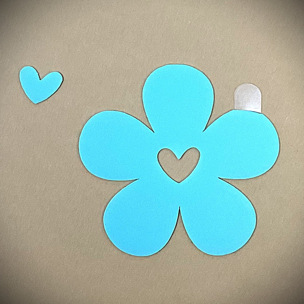Tanning Sticker Flower With Heart