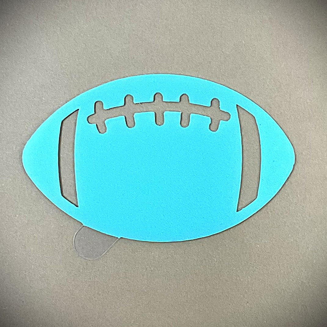 Tanning Sticker Football Cutout