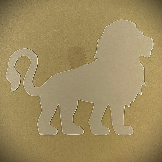 Tanning Sticker Lion Cutout