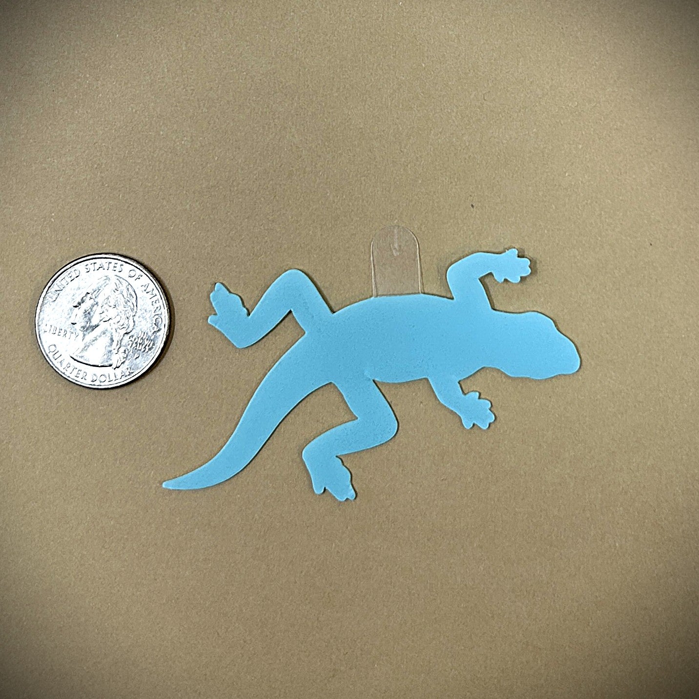 Tanning Sticker Lizard Cutout