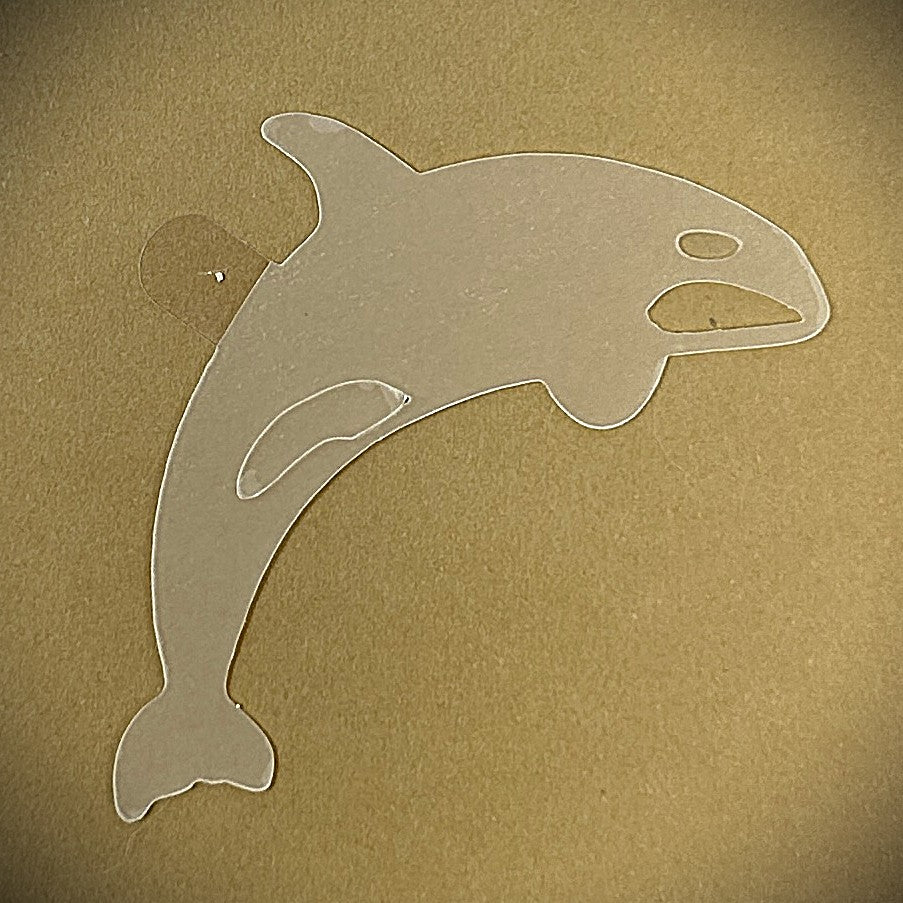 Tanning Sticker Orca Cutout