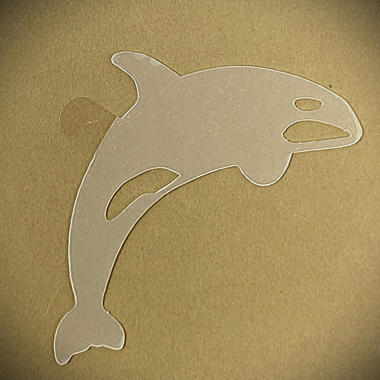 Tanning Sticker Orca Cutout