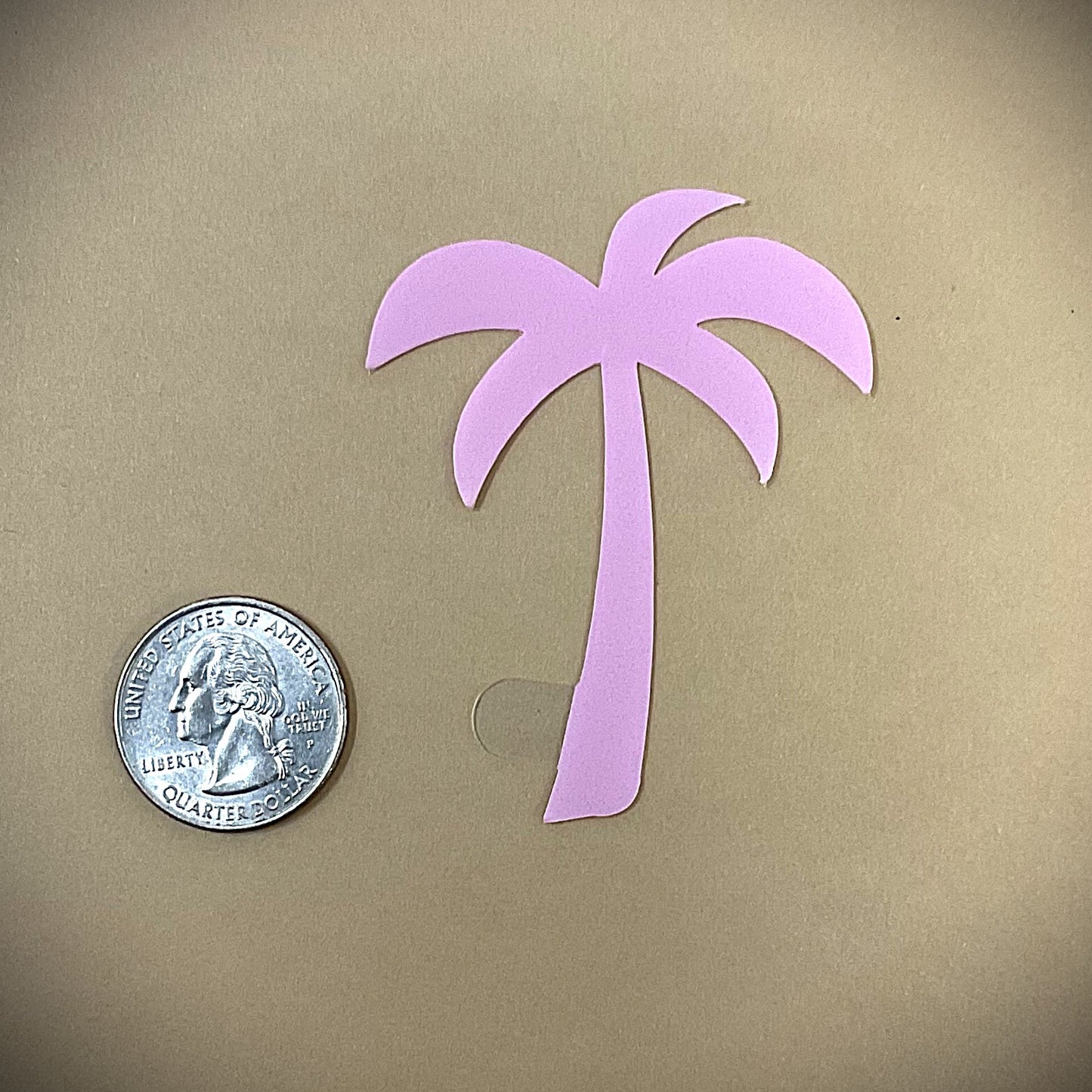 Tanning Sticker Palm Tree Cutout