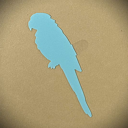 Tanning Sticker Parrot Cutout