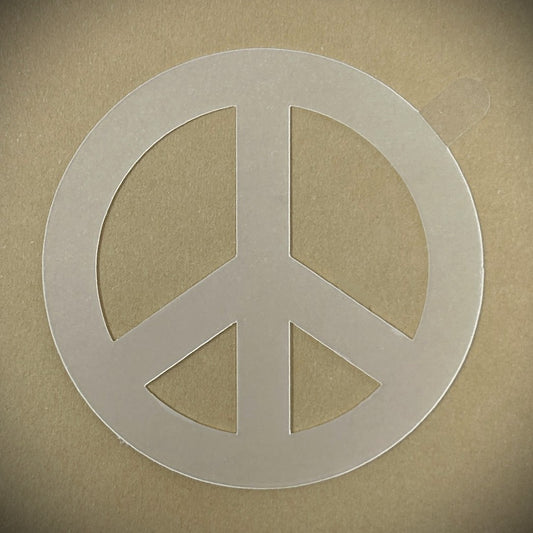 Tanning Sticker Peace Sign Cutout