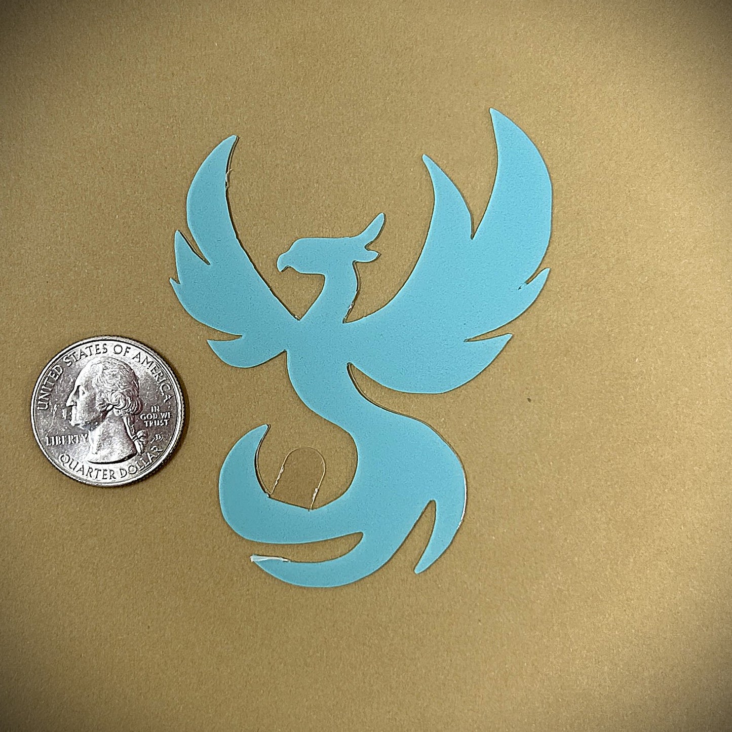 Tanning Sticker Phoenix Cutout
