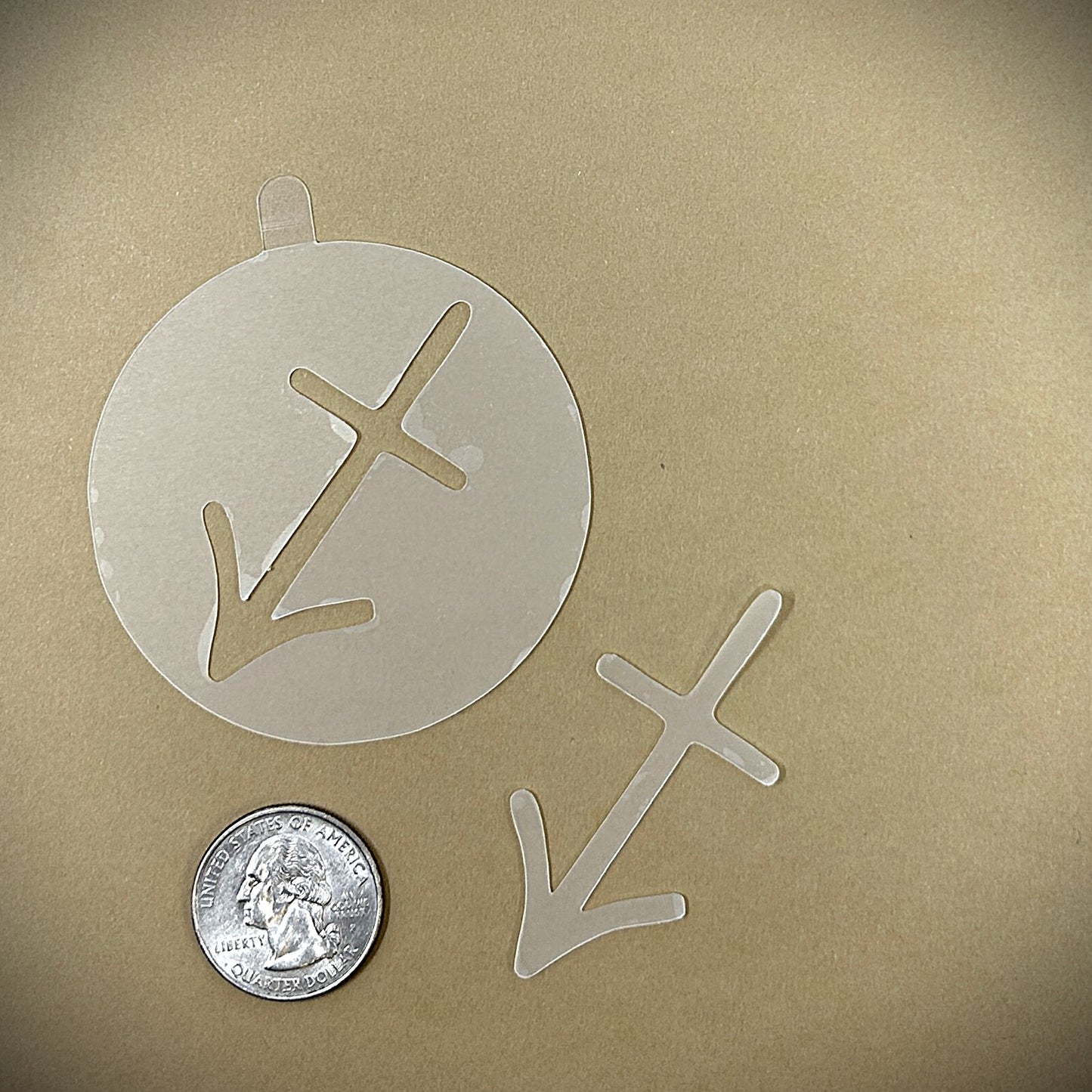 Tanning Sticker Sagittarius Cutout