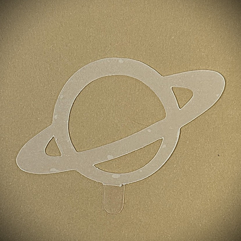 Tanning Sticker Saturn Cutout