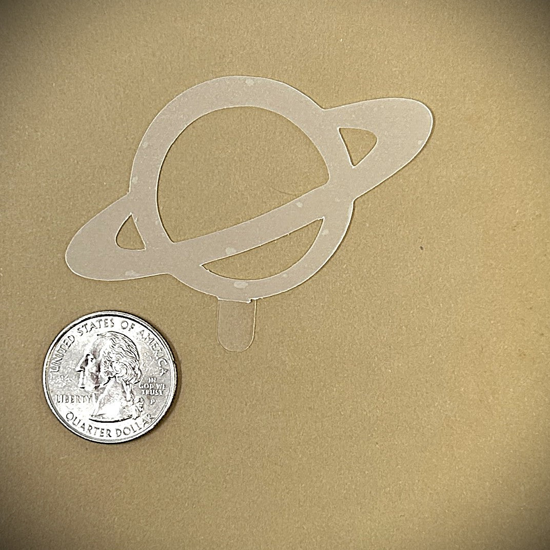 Tanning Sticker Saturn Cutout