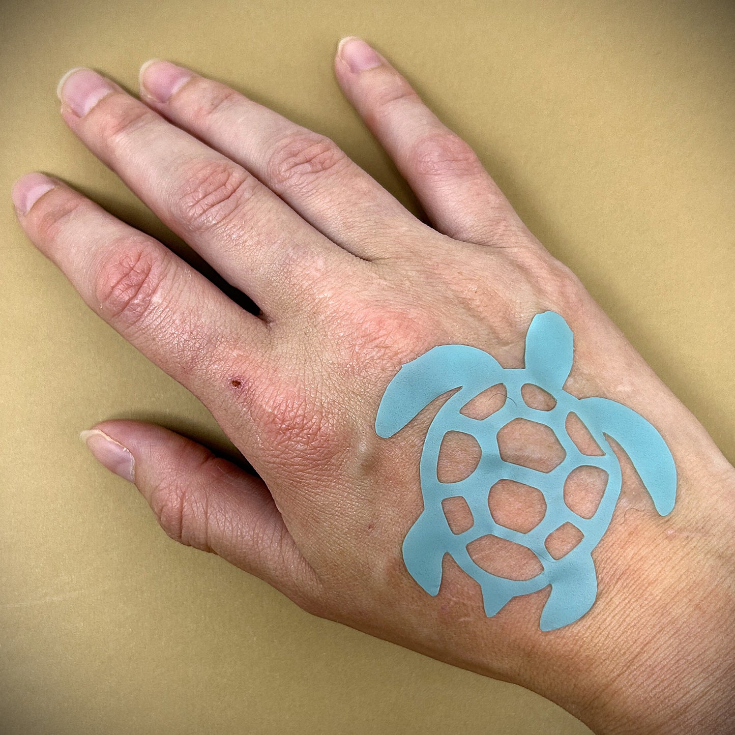 Tanning Sticker Sea Turtle Cutout