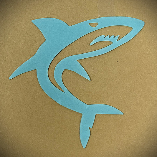 Tanning Sticker Shark Cutout