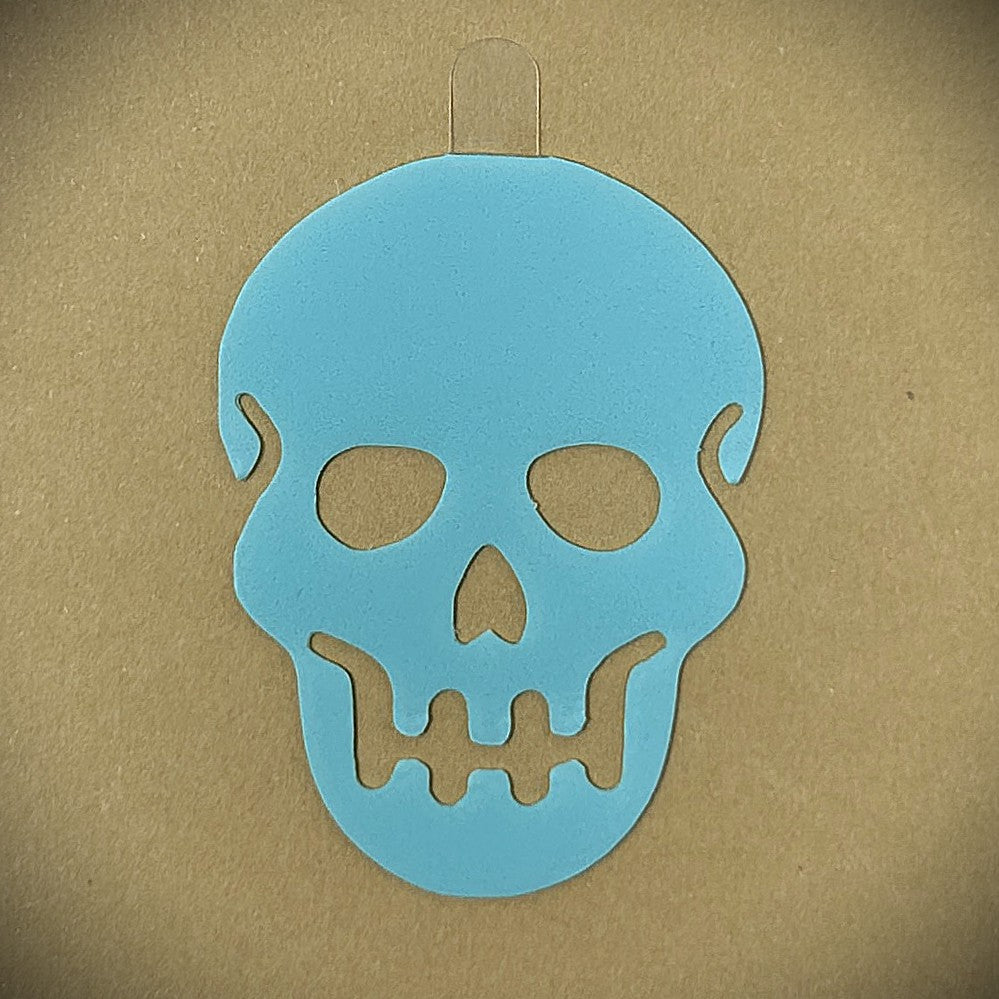 Tanning Sticker Skull Cutout