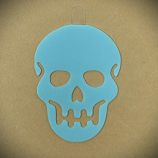 Tanning Sticker Skull Cutout