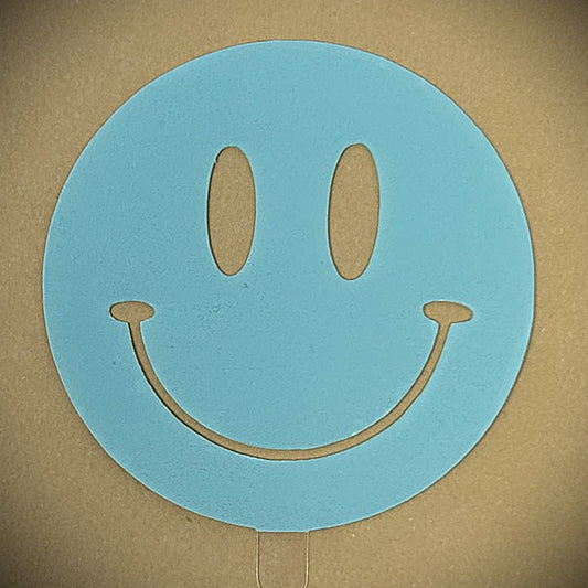 Tanning Sticker Smiley Face Cutout