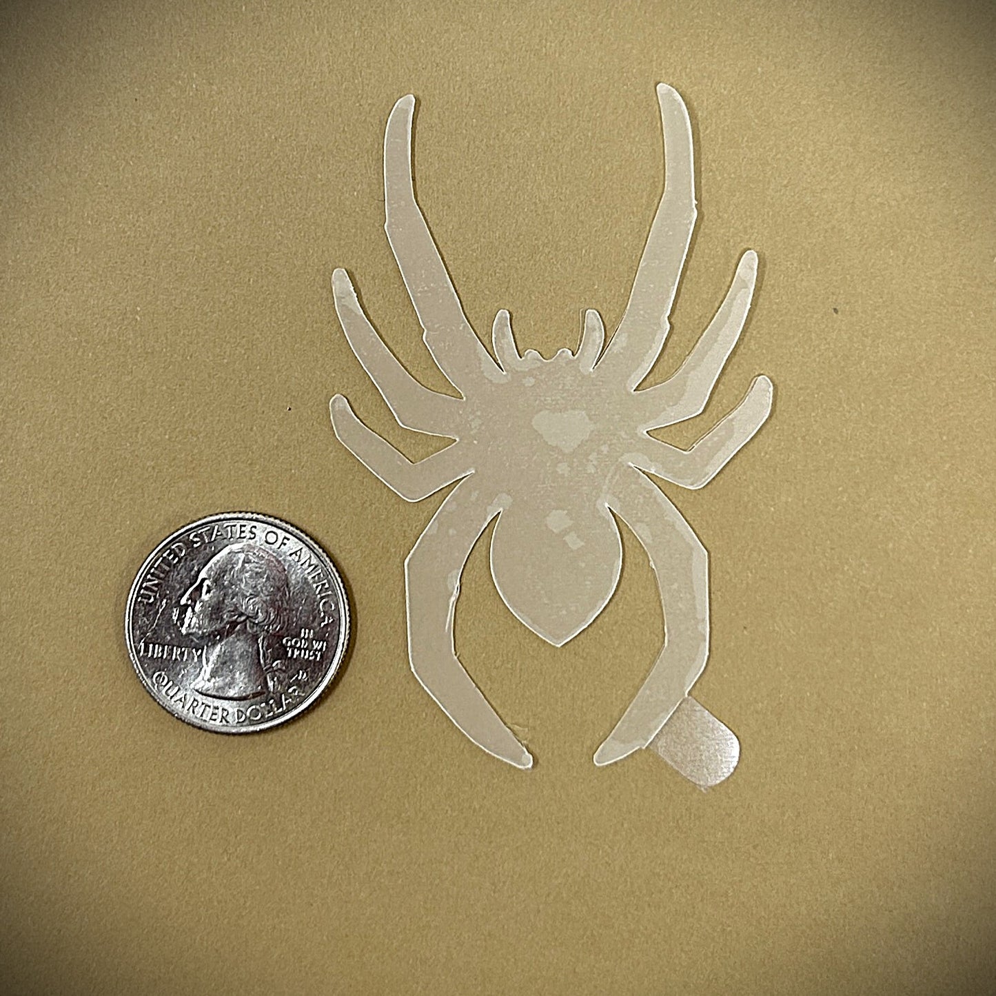 Tanning Sticker Spider Cutout