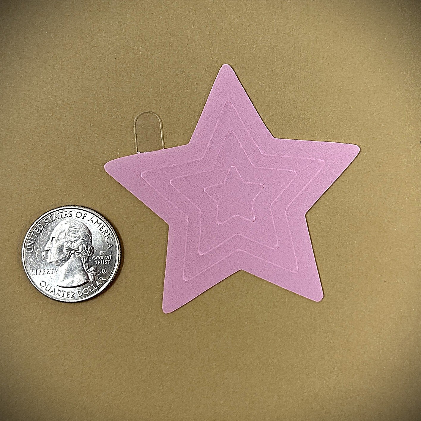 Tanning Sticker Star Cutout