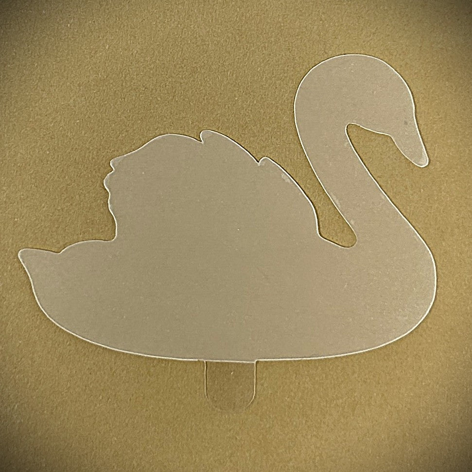 Tanning Sticker Swan Cutout