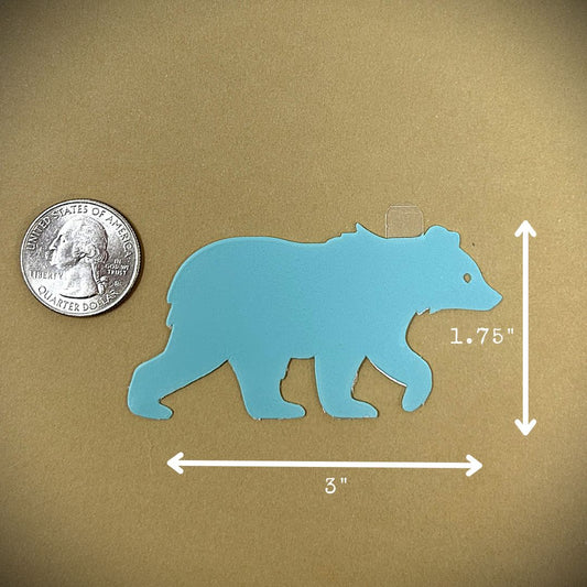 Tanning Sticker Bear Cutout
