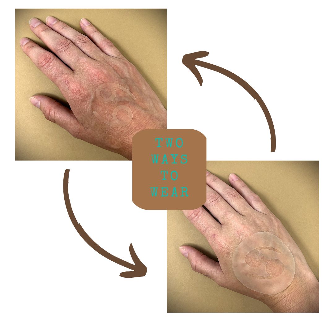 Tanning Sticker Cancer Cutout