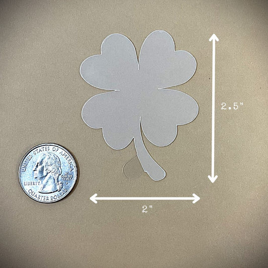 Tanning Sticker 4 Leaf Clover Cutout