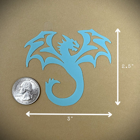 Tanning Sticker Dragon Cutout
