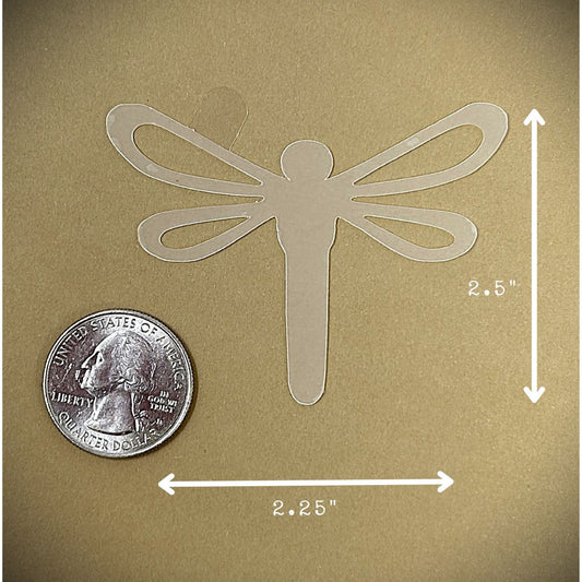 Tanning Sticker Dragonfly Cutout