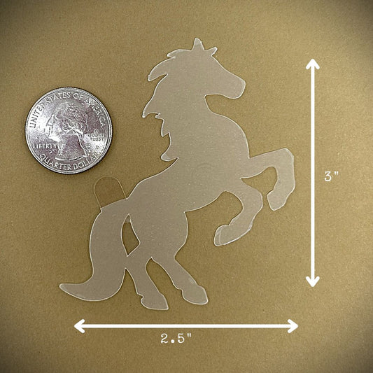 Tanning Sticker Horse Cutout