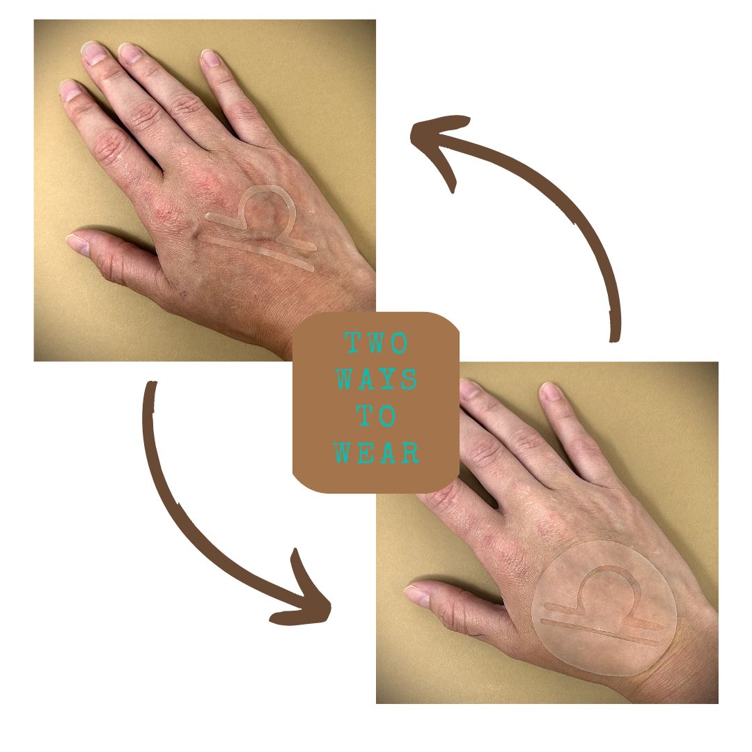 Tanning Sticker Libra Cutout