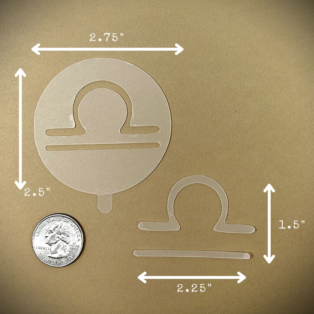 Tanning Sticker Libra Cutout
