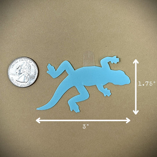 Tanning Sticker Lizard Cutout