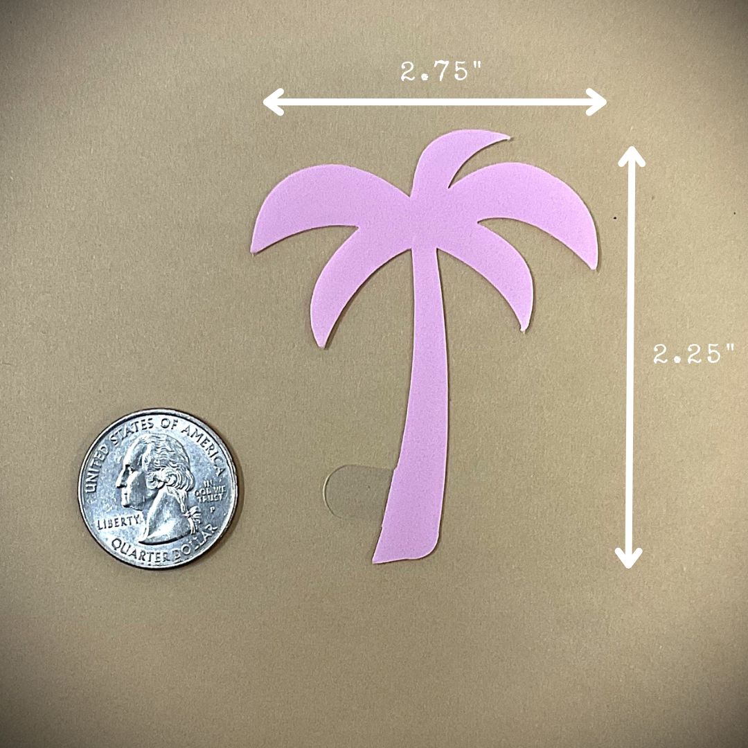 Tanning Sticker Palm Tree Cutout