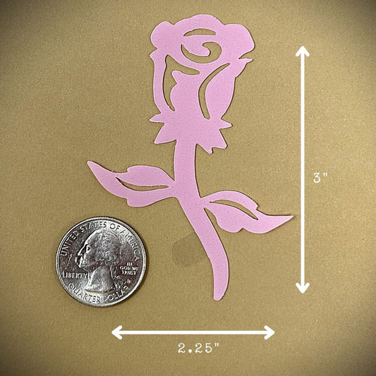 Tanning Sticker Rose Cutout