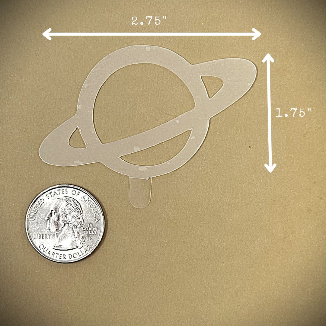 Tanning Sticker Saturn Cutout