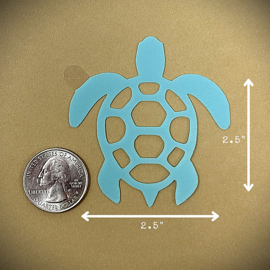 Tanning Sticker Sea Turtle Cutout