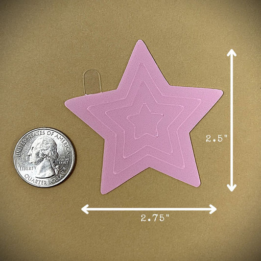 Tanning Sticker Star Cutout