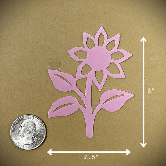 Tanning Sticker Sun Flower Cutout