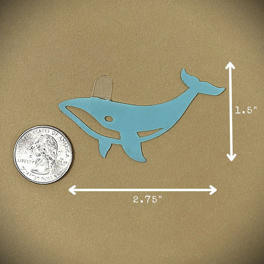 Tanning Sticker Whale Cutout