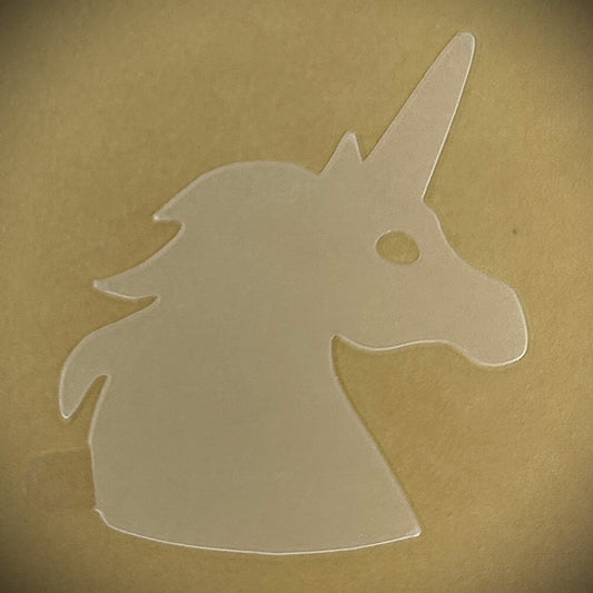 Tanning Sticker Unicorn Cutout