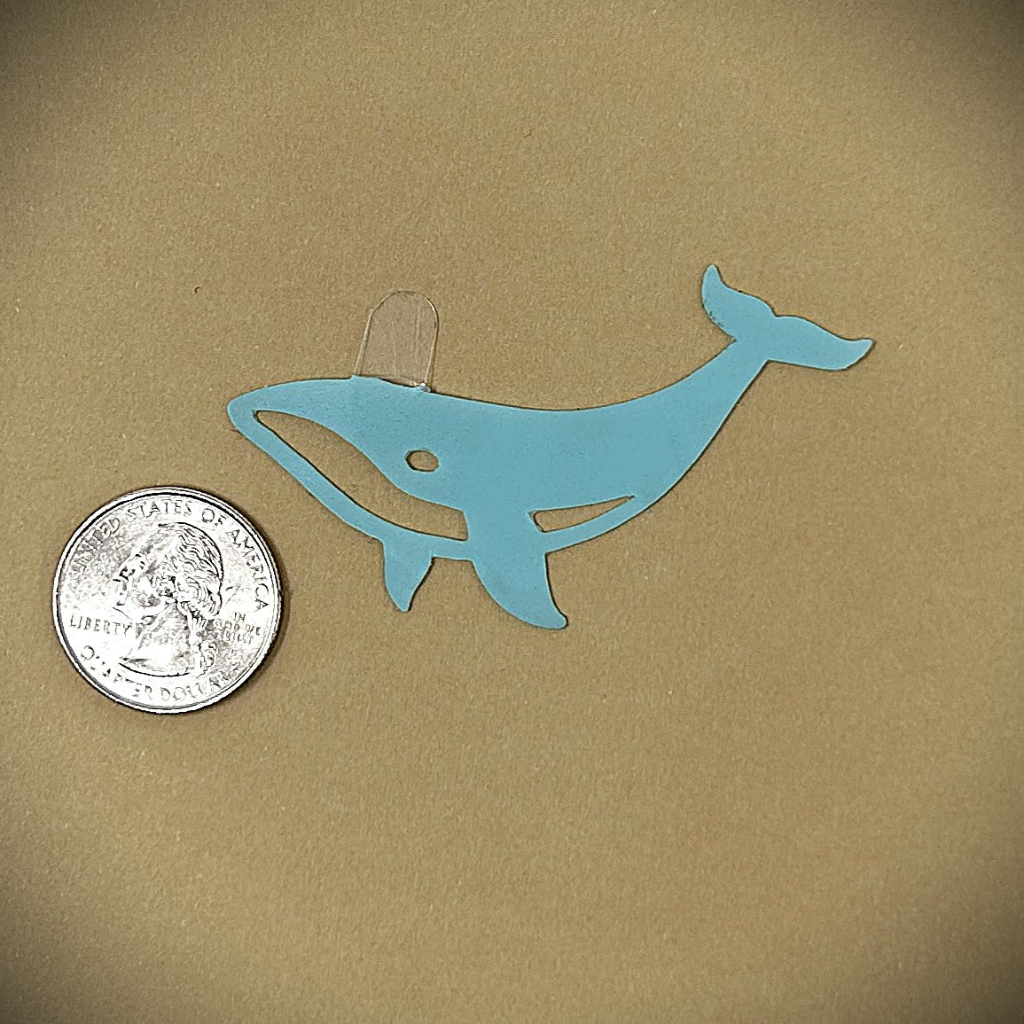 Tanning Sticker Whale Cutout