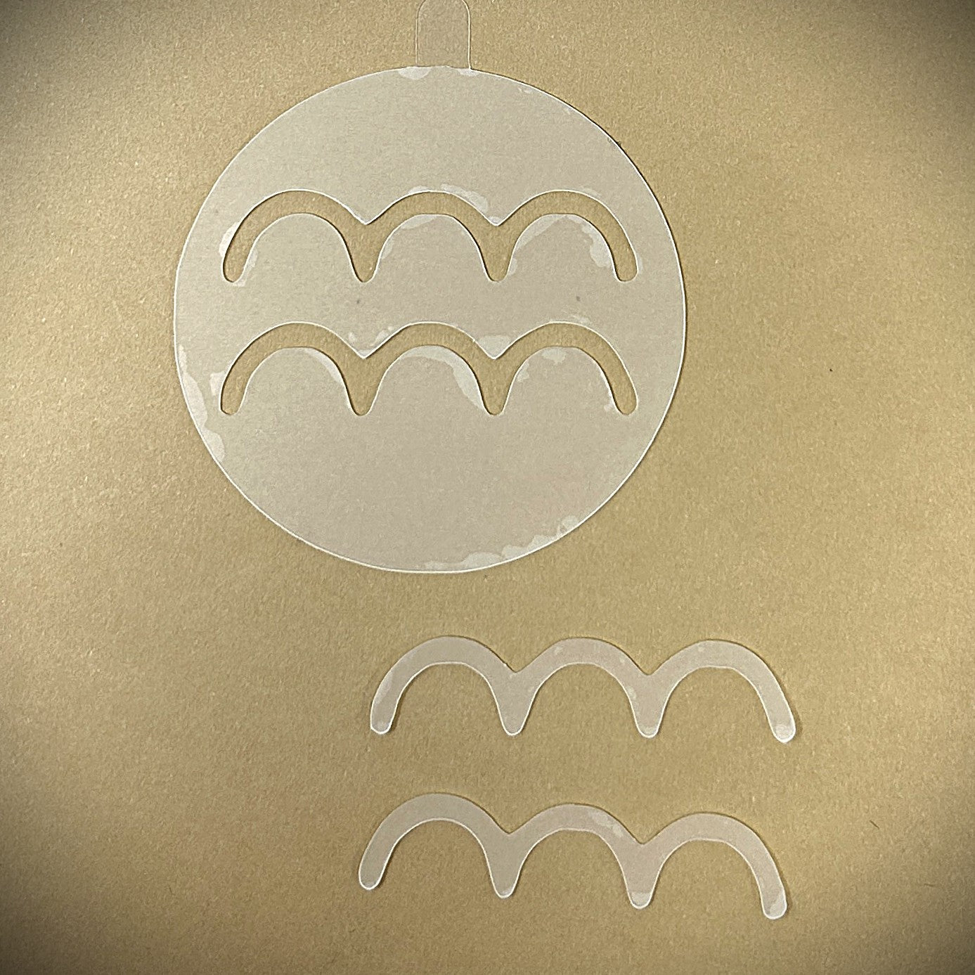 Tanning Sticker Aquarius Cutout