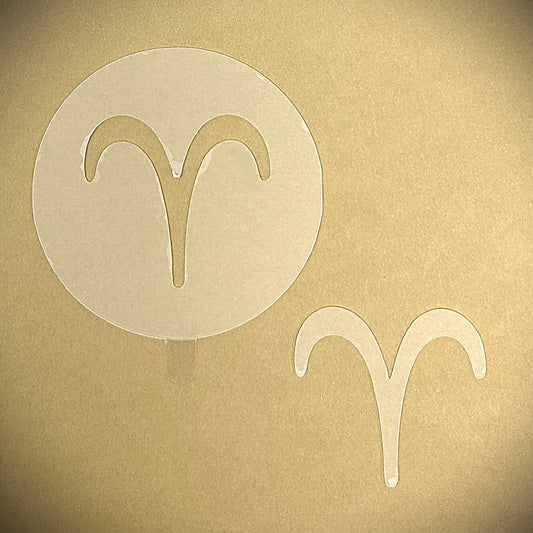 Tanning Sticker Aries Cutout