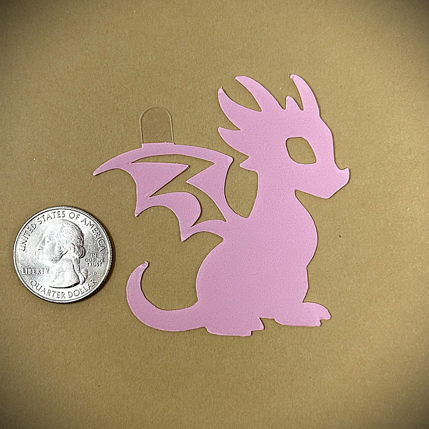 Tanning Sticker Baby Dragon Cutout